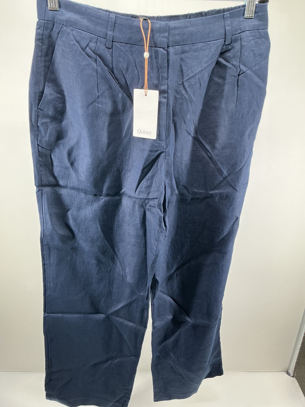 100% European Linen Pleated Trouser - 30"